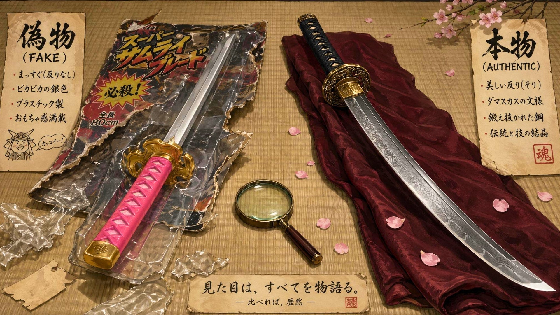 Come Riconoscere una Katana Falsa 8 Segnali da Conoscere