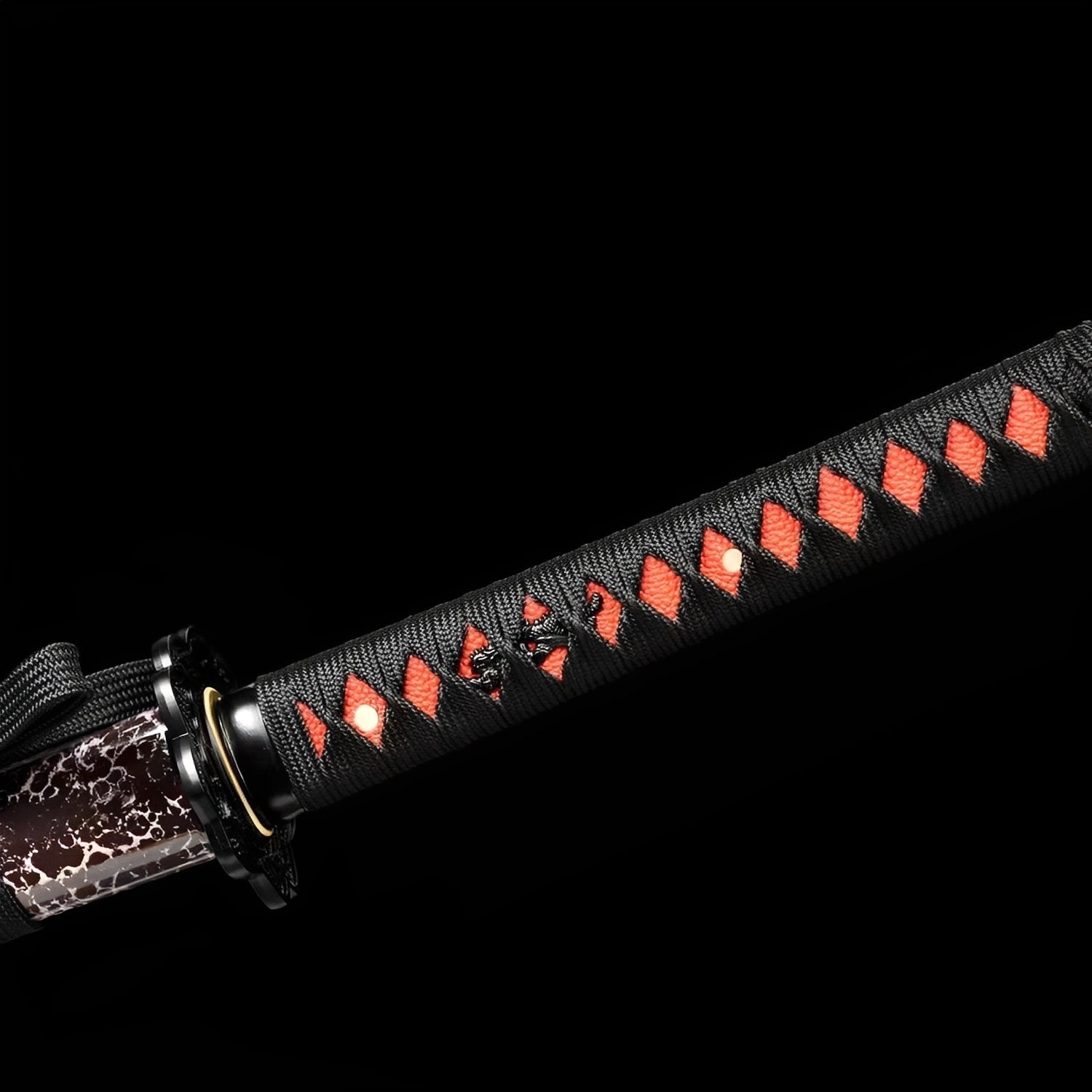 Katana Akanokiba - Zanna Rossa - dettaglio della lama