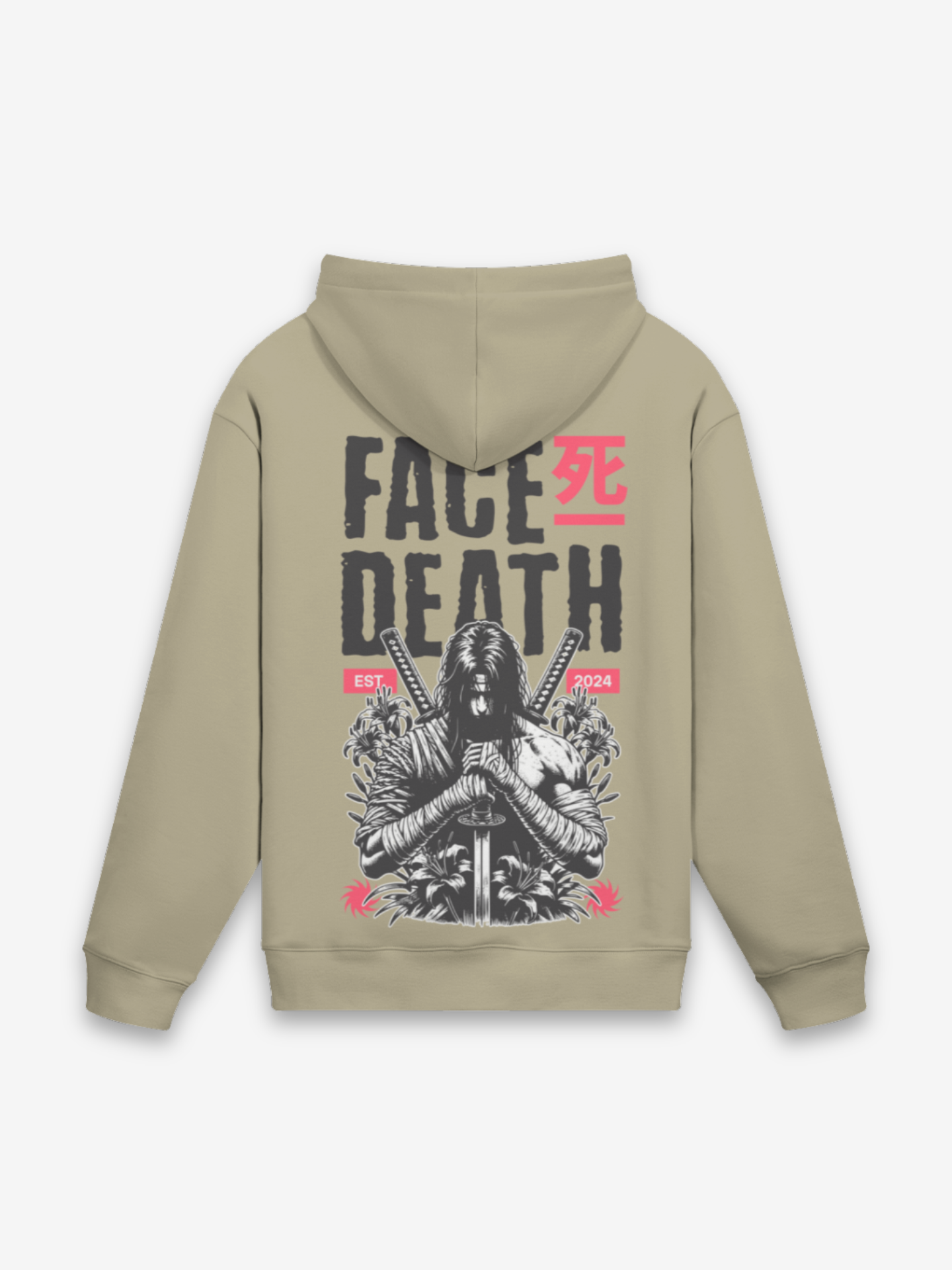Felpa Death Face - dettaglio del design
