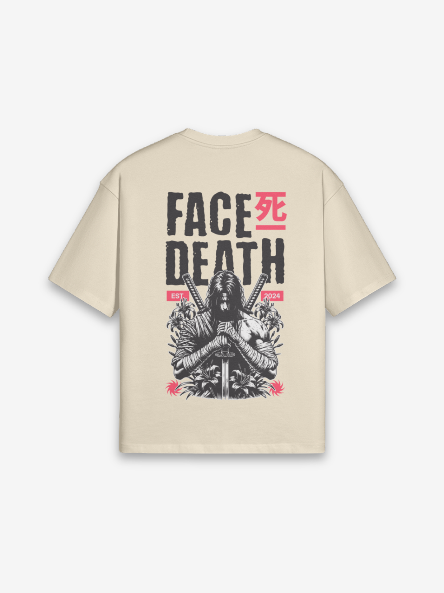 T-Shirt Death Face - retro