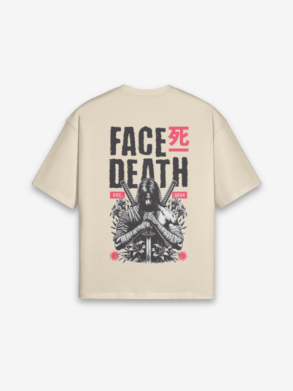 T-Shirt Death Face - retro