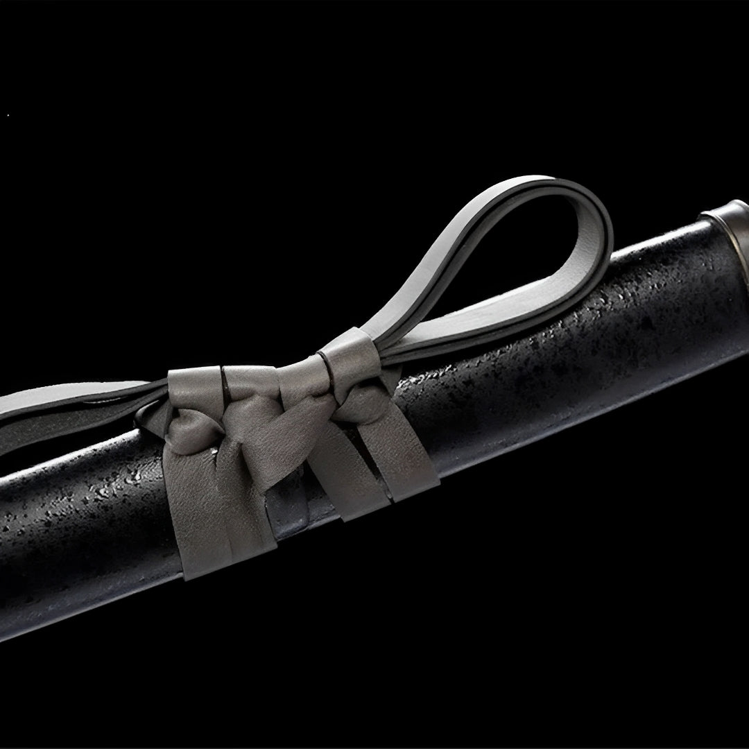 Katana Elden Ring (Acciaio Damasco & Hamon) - tsuba e finiture