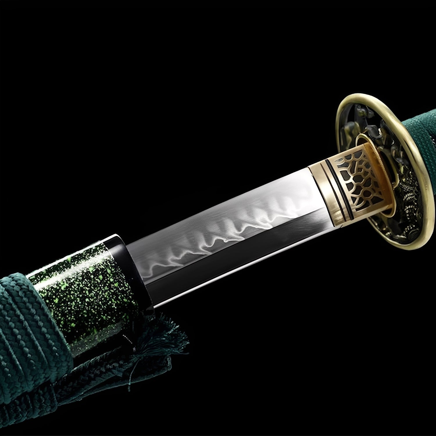 Katana Smeraldo – - tsuba e finiture