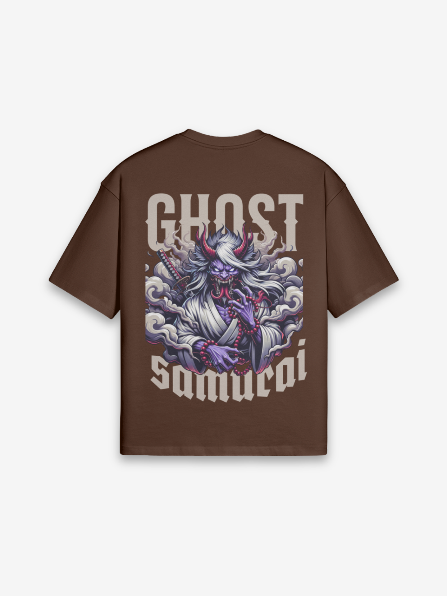 T-Shirt Ghost Samurai - dettaglio del design