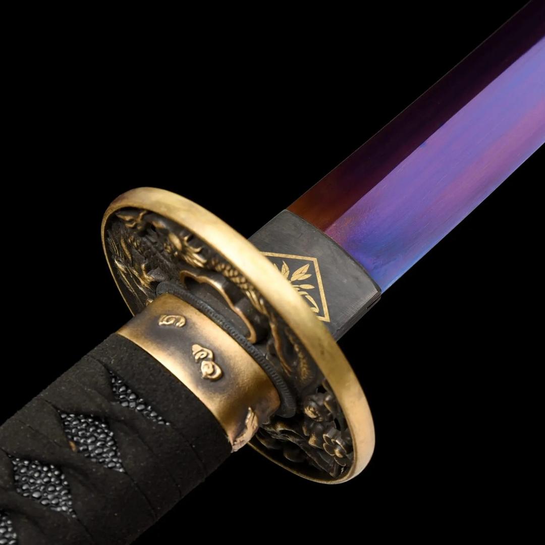 Katana Lama Viola - dettaglio della lama