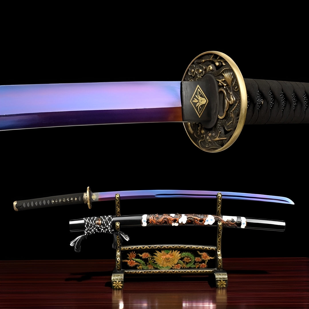 Katana Lama Viola - vista principale su supporto