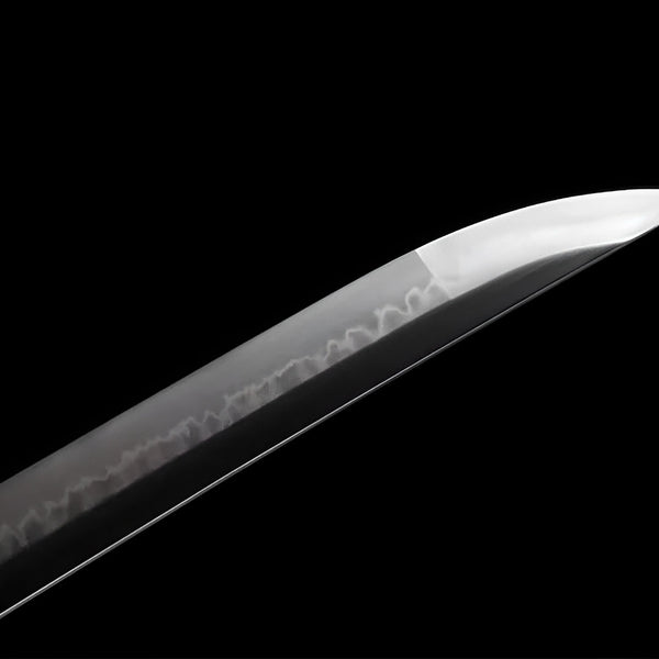 Katana Shirokuro (Acciaio T10 & Hamon) - tsuba e finiture