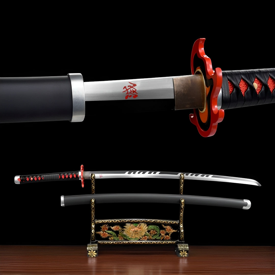 Katana Tanjiro (Demon Slayer) - vista principale su supporto