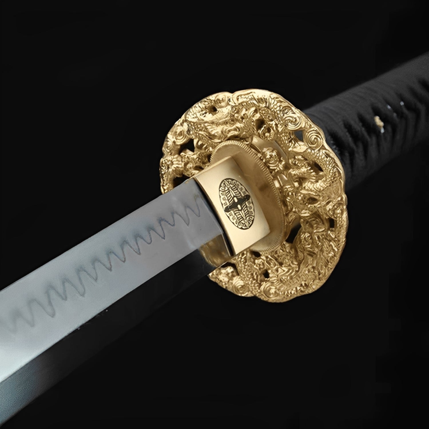 Katana Koryo Ogon - saya e impugnatura