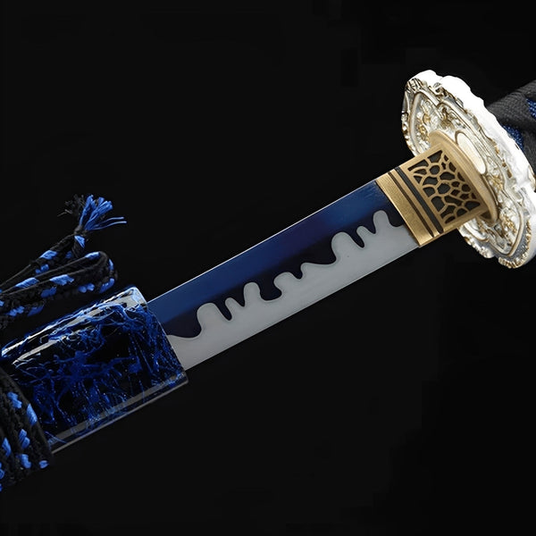 Katana Acqua Notturna – - saya e impugnatura