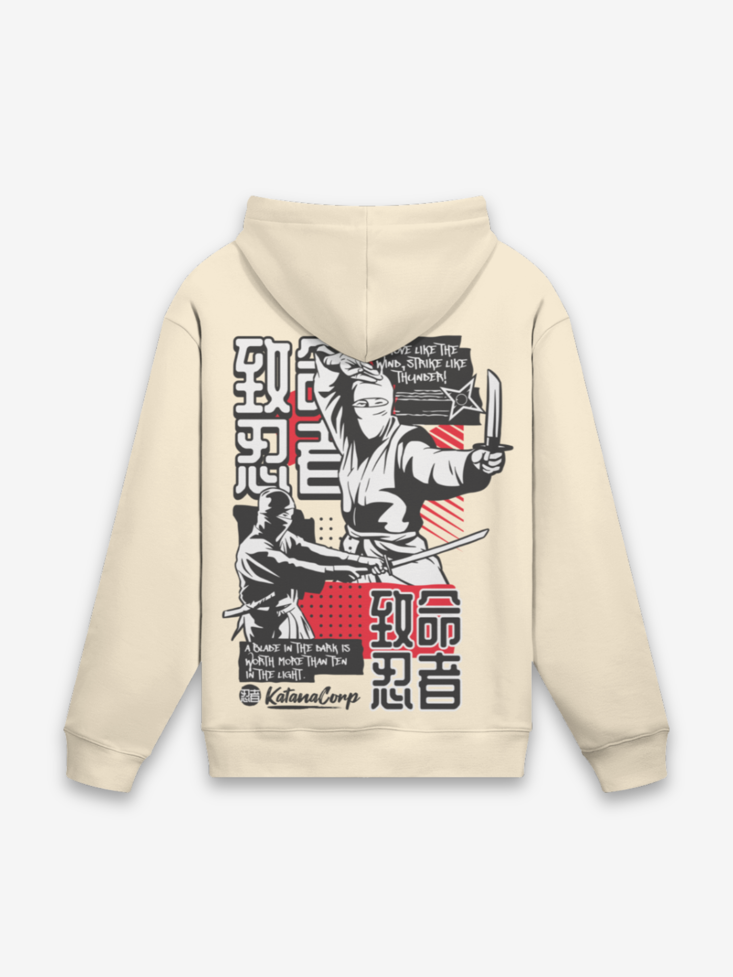 Felpa Ninja - dettaglio del design