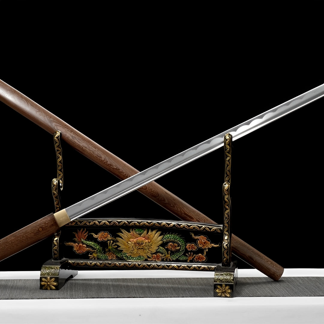 Ninjato Shizen (Acciaio al Carbonio) - set completo in esposizione