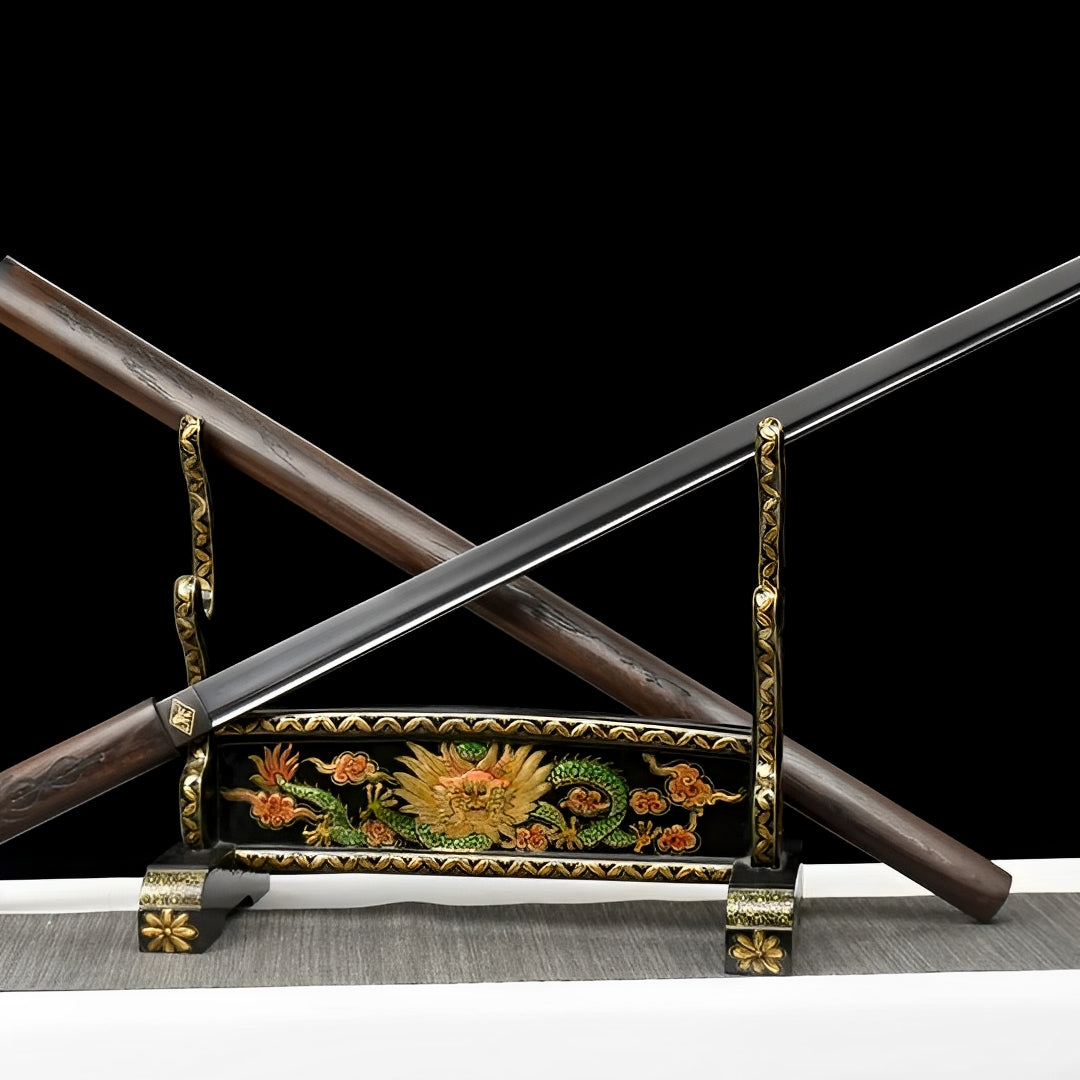Ninjato Kagehana (Acciaio al Manganese) - dettaglio dell'incisione