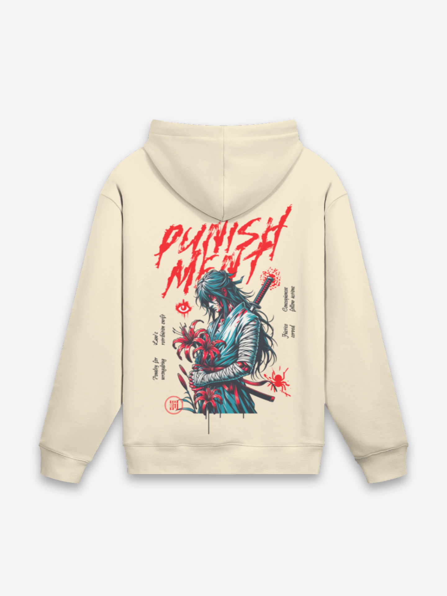 Felpa Punishment Samurai - fronte