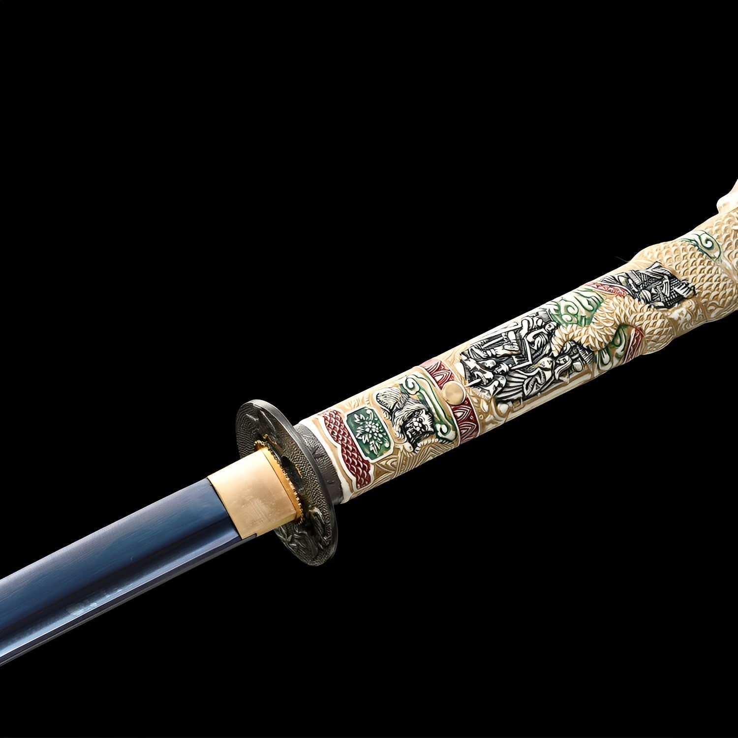 Katana Tentai Drake - dettaglio dell'incisione