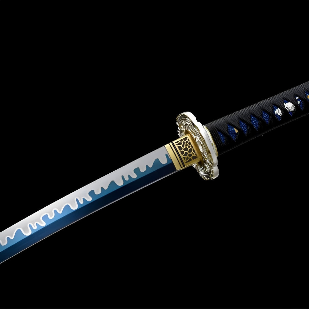 Wakizashi Aonami (Acciaio T10) - dettaglio aggiuntivo