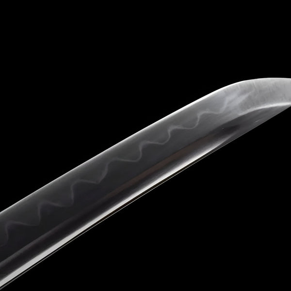 Wakizashi Tsukihana (Acciaio T10) - tsuba e finiture