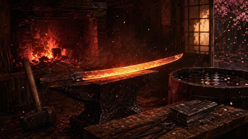 L'Arte della Forgiatura della Katana: Tradizione Millenaria