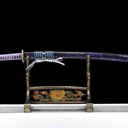 Katana Nebulosa Ametista - dettaglio