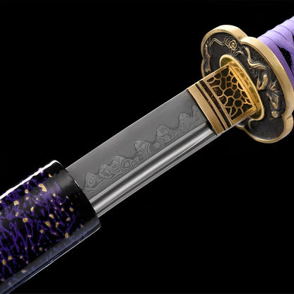Katana Nebulosa Ametista - set completo in esposizione