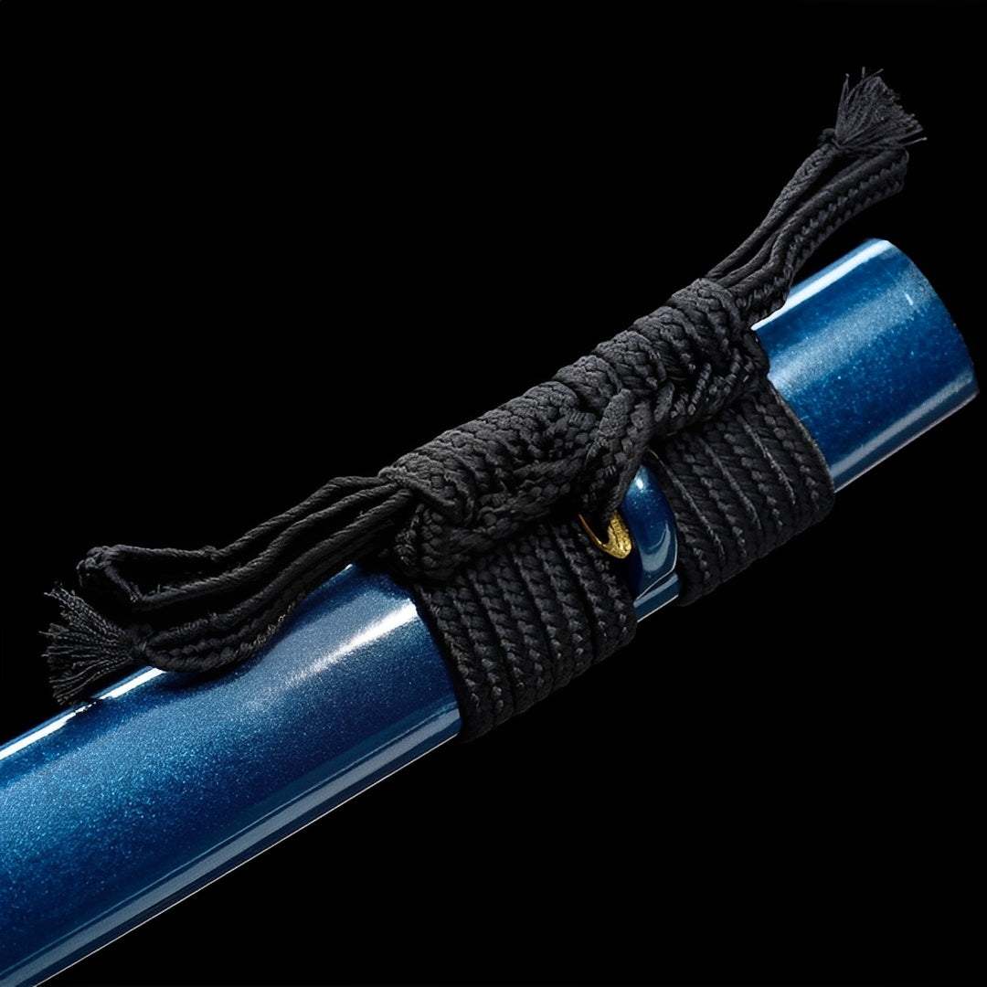 Katana Spirito Azzurro – - saya e impugnatura