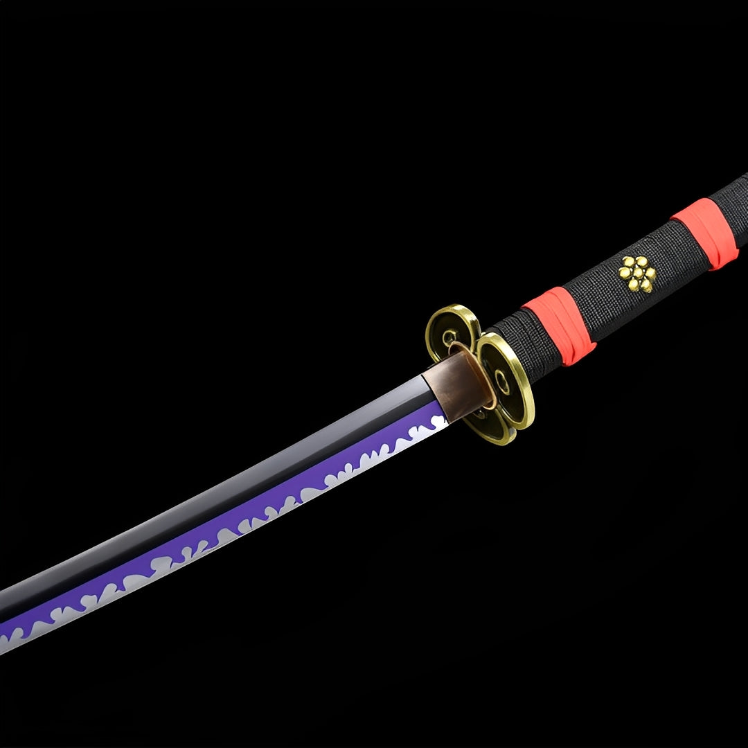 Katana Black Enma - tsuba e finiture