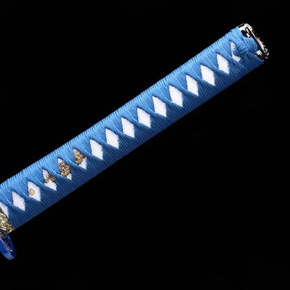 Katana Sakura Blu – - dettaglio dell'incisione