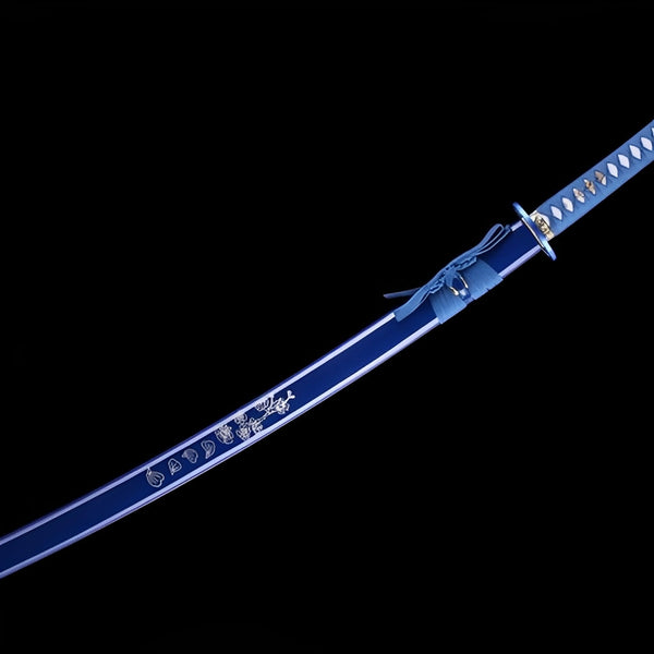 Katana Sakura Blu – - dettaglio della lama