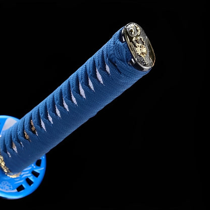 Katana Sakura Blu – - saya e impugnatura