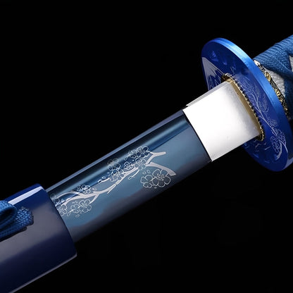 Katana Sakura Blu – - set completo in esposizione
