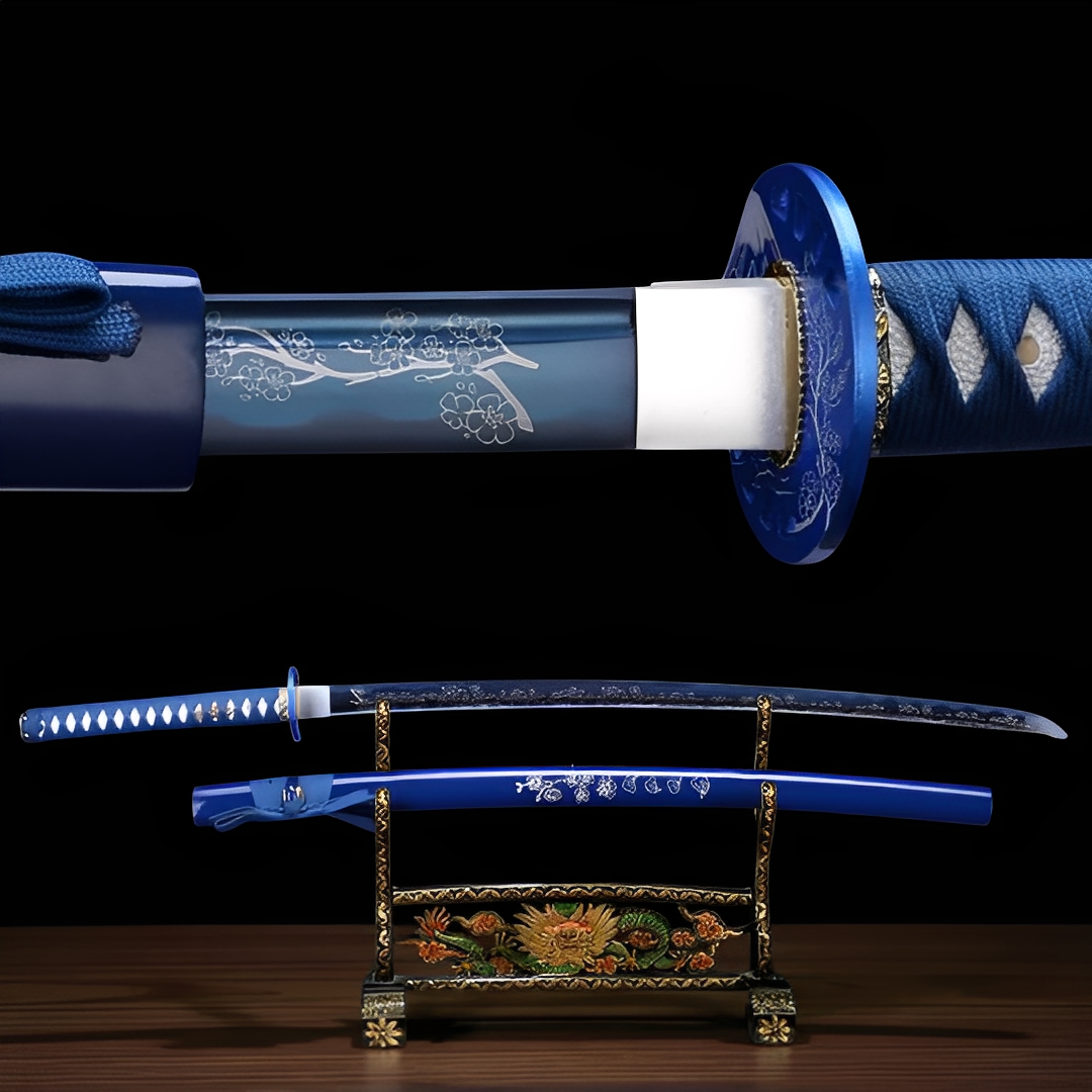 Katana Sakura Blu – - vista principale su supporto