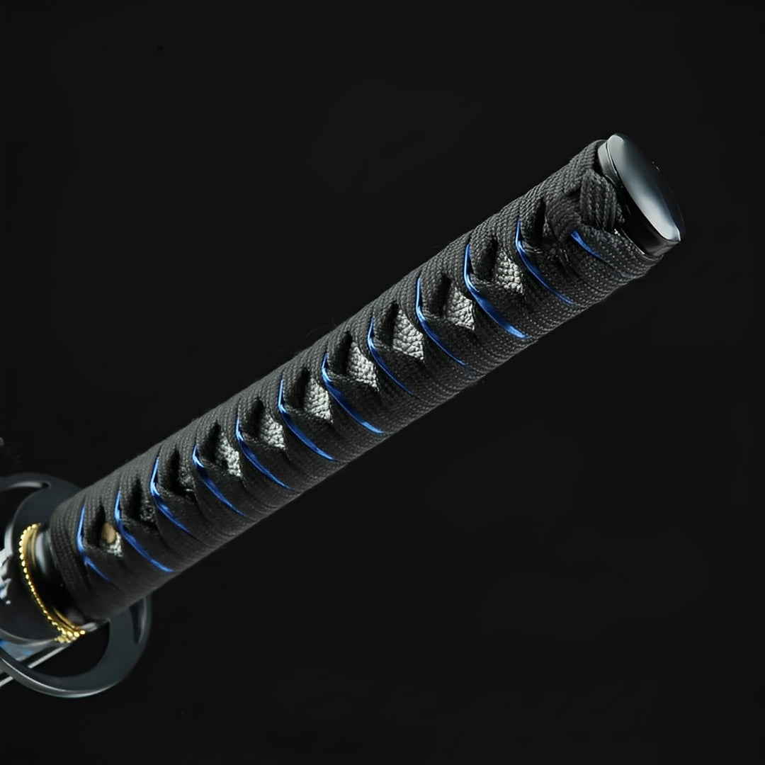 Katana Cyberpunk - set completo in esposizione