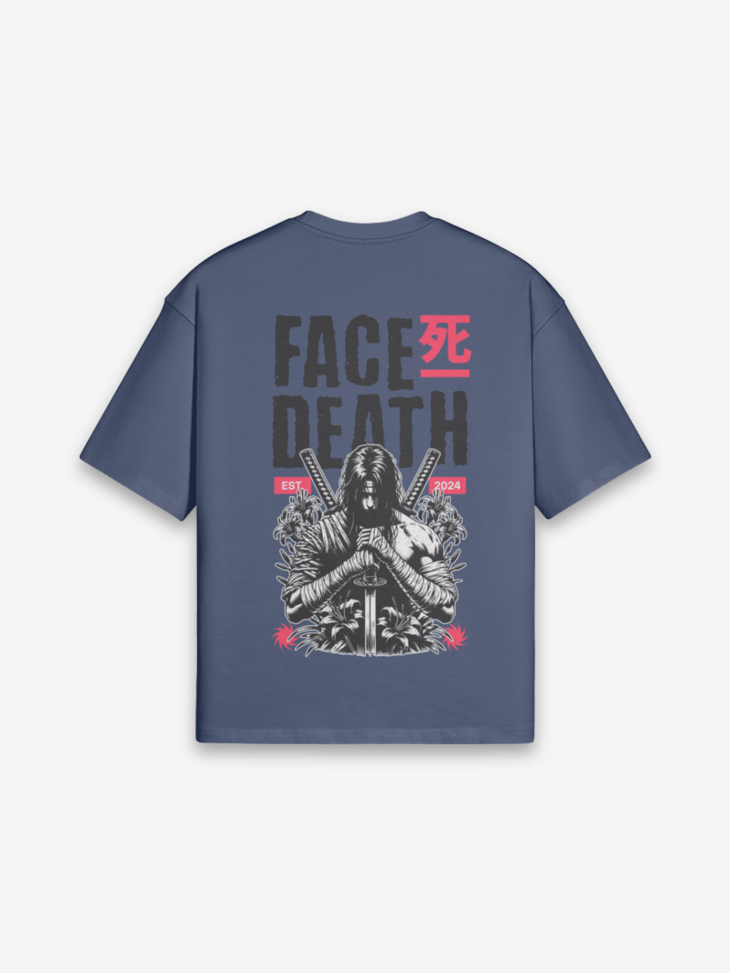 T-Shirt Death Face - dettaglio del design