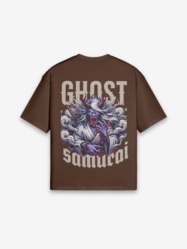 T-Shirt Ghost Samurai - dettaglio del design