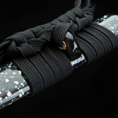 Katana Ginkai (Acciaio T10 & Hamon Autentico HITATSURA) - tsuba e finiture