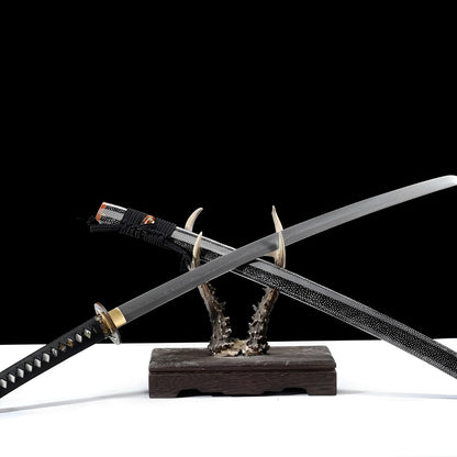 Katana Ginto (Acciaio T10 & Hamon Autentico) - dettaglio