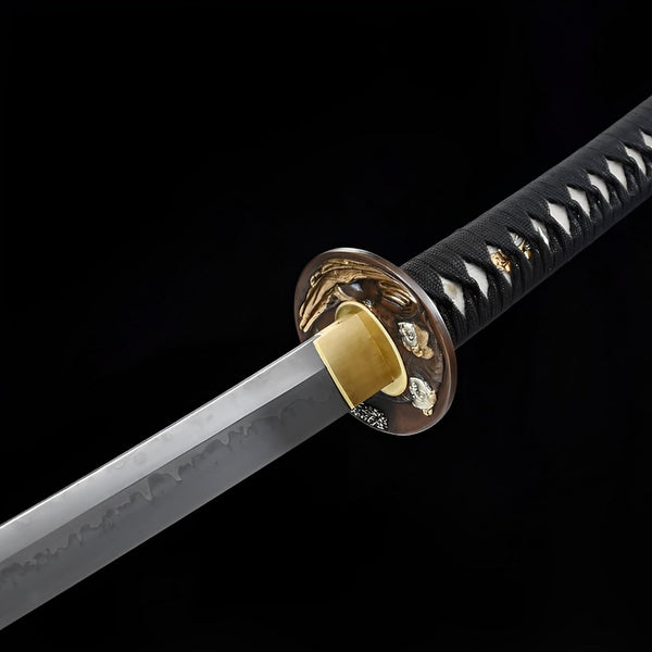 Katana Ginto (Acciaio T10 & Hamon Autentico) - tsuba e finiture