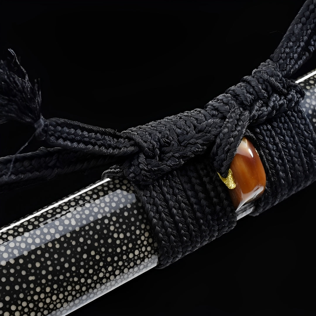 Katana Ginto (Acciaio T10 & Hamon Autentico) - dettaglio