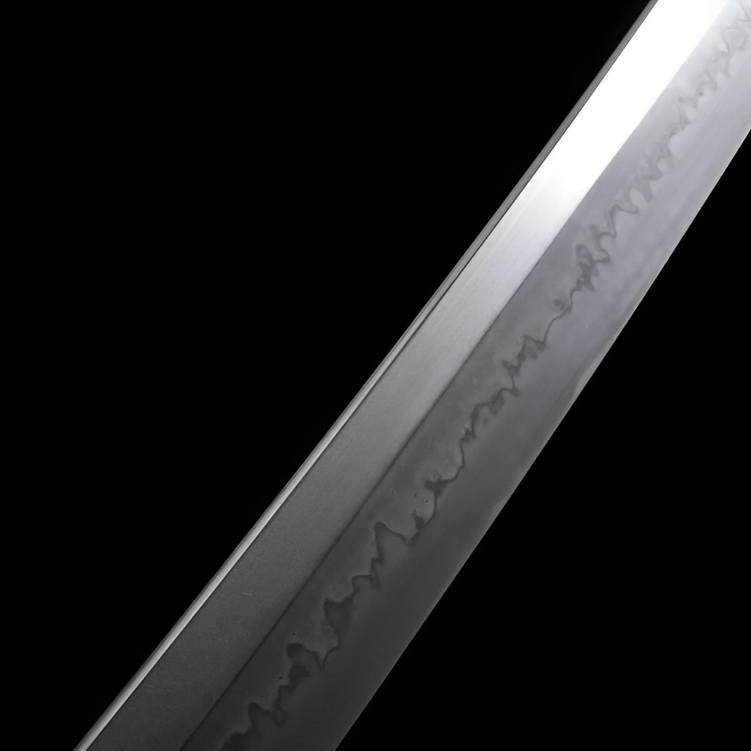 Katana Ginto (Acciaio T10 & Hamon Autentico) - dettaglio