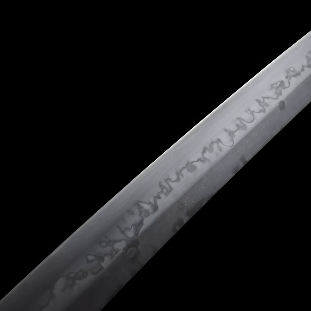 Katana Ginto (Acciaio T10 & Hamon Autentico) - dettaglio