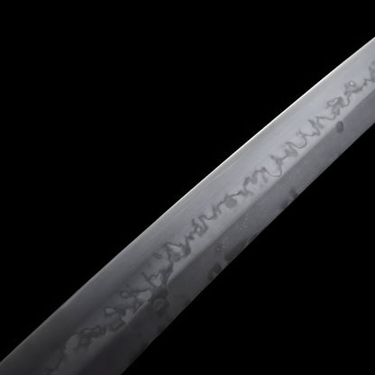 Katana Ginto (Acciaio T10 & Hamon Autentico) - dettaglio