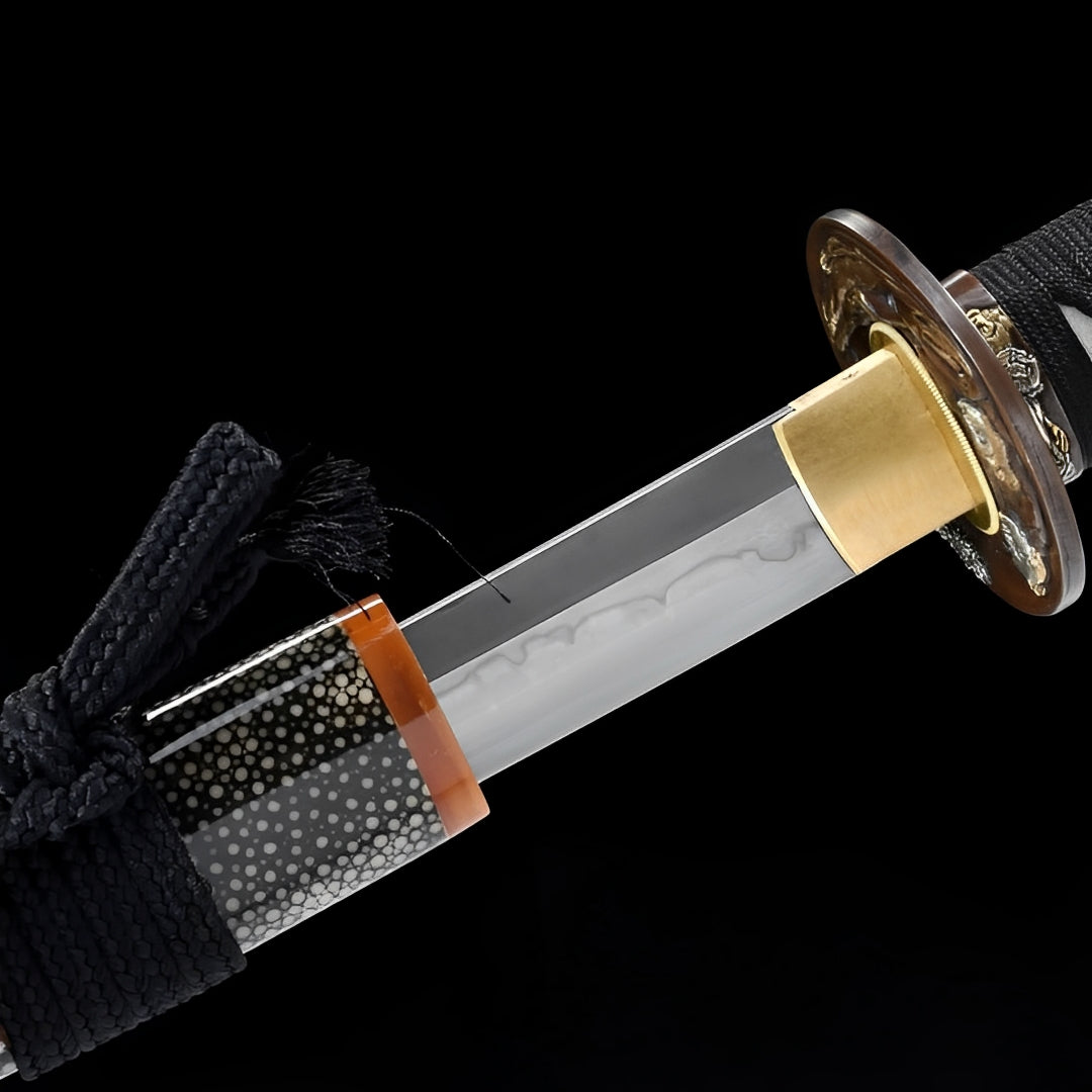 Katana Ginto (Acciaio T10 & Hamon Autentico) - dettaglio aggiuntivo