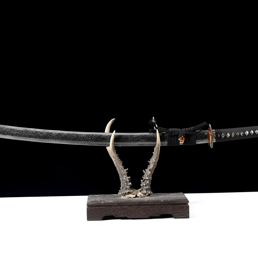 Katana Ginto (Acciaio T10 & Hamon Autentico) - dettaglio