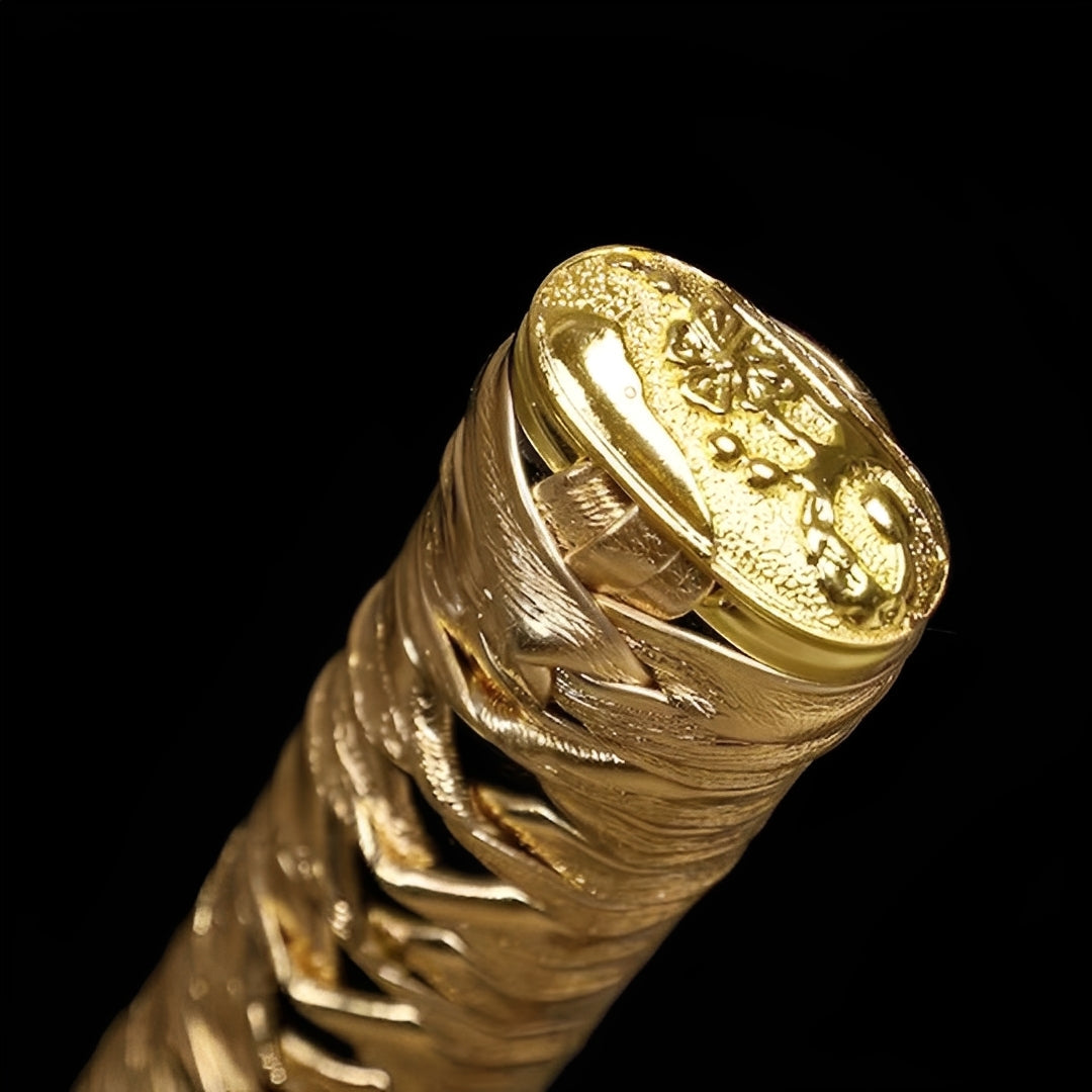 Katana Oro - dettaglio dell'incisione