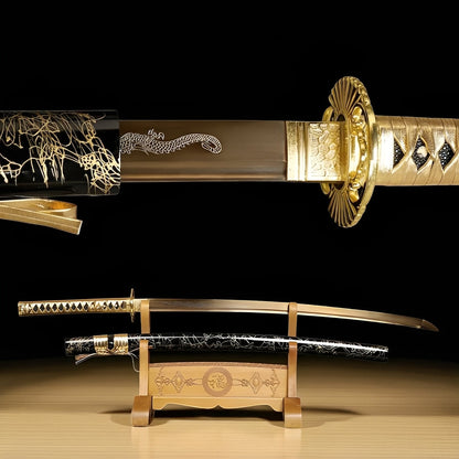 Katana Oro - vista principale su supporto