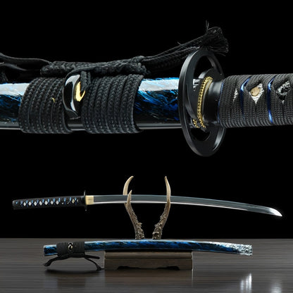 Katana Cyberpunk - vista principale su supporto