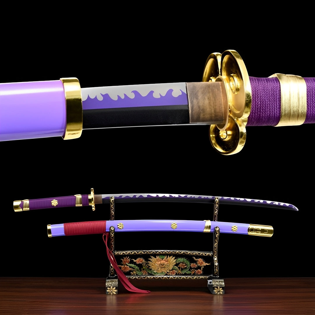 Katana Enma (One Piece) - vista principale su supporto