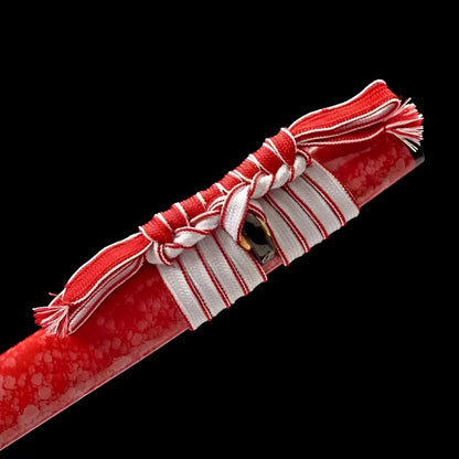 Katana Lama Rossa - tsuba e finiture