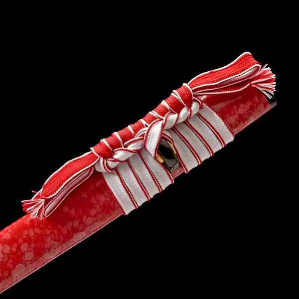 Katana Lama Rossa - tsuba e finiture