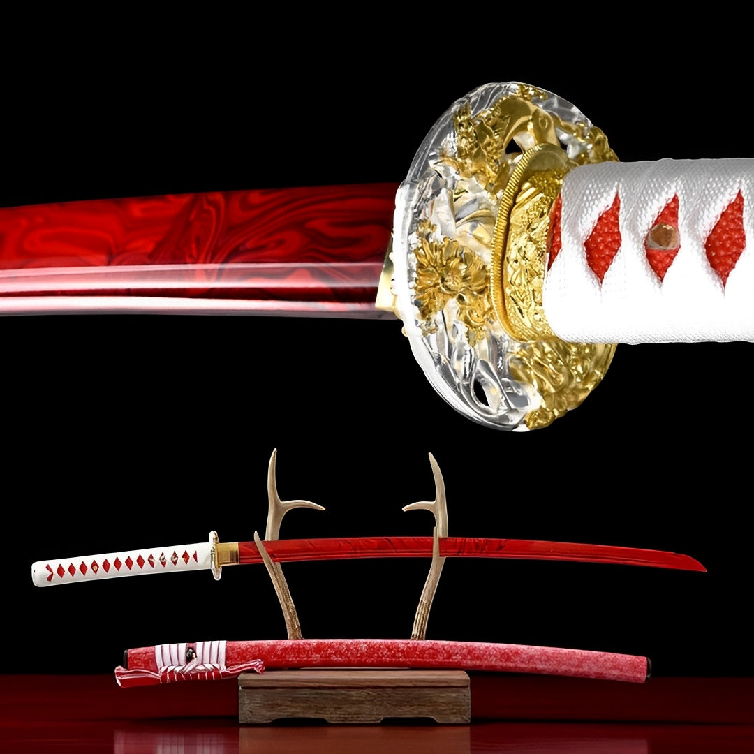 Katana Lama Rossa - vista principale su supporto
